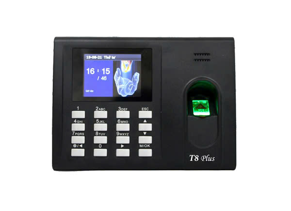 Máy chấm công vân tay T8 Plus